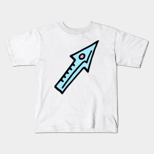 Baby Blue Arrow Kids T-Shirt